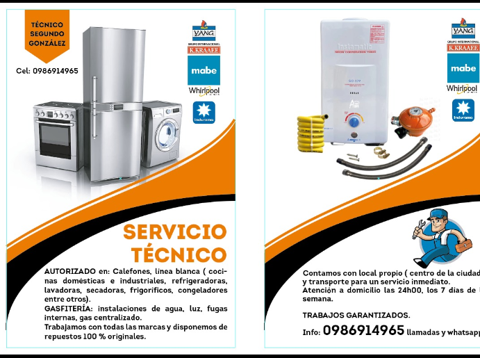 Tecnico en Refrigeracion Santiago Gonzalez